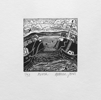 Avoch handmade print